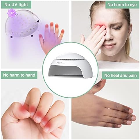 Nail Dryer for Kids Teens Beginners: Safe Nail Dryer for Regular Polish with Fan & Light Battery Powered - Non-Hands Tanned Version (TB-2130)