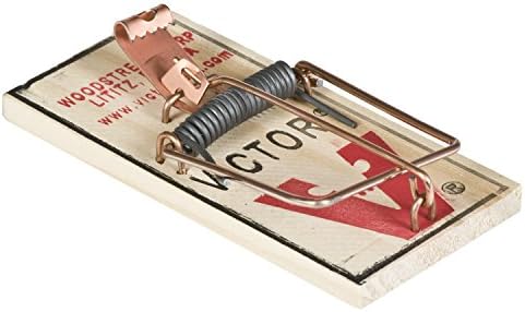 Victor M156 Metal Pedal Sustainably Sourced FSC Wood Snap Mouse Trap - 64 Traps