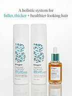 Briogeo Destined For Density MegaStrength+ Caffeine + Biotin Peptide Density Serum, Increases Hair Thickness and Density, Fast-Absorbing & Non-Greasy, Fragrance-Free, Vegan, Cruelty-Free, 1.5 fl oz