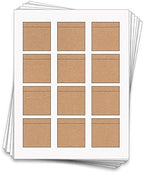 60 Dashleigh Kraft Lip Balm Labels – Perfect for Lip Gloss & Lip Stain Bottles, Inkjet or Laser Printable, 2 x 2.15 in.
