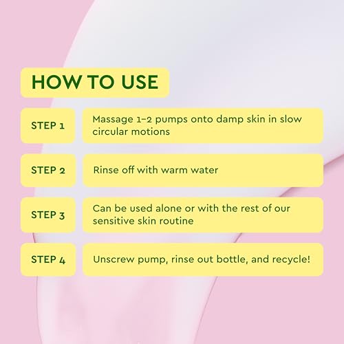 BYOMA Sensitive Body Wash - For Delicate, Irritated Skin - Creamy, Fragrance-Free Cleanser with Colloidal Oat & Urea - Soothes & Relieves Itching - Skin Barrier Support - 16.9 fl oz