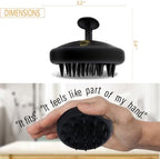 Beard Brush for Men, Silicone Beard Scrubber, Deep Cleans, Hair & Beard Exfoliator Helping Beard Shampoo Better Clean the Beard, Good Helper for Beard Oil - Eco & Reusable