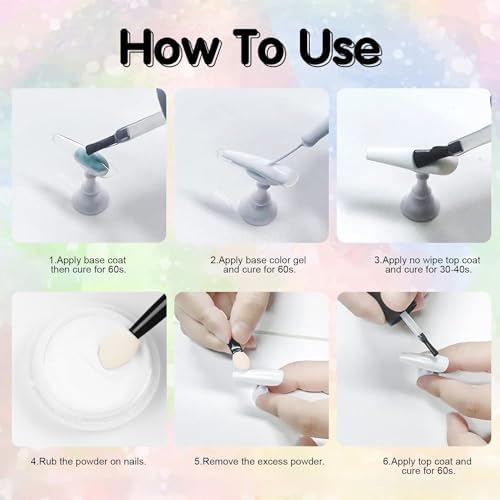 Pearl Chrome Nail Powder -【0.8g Super Pearl Effect】 Chrome Powder for Nails Iridescent Aurora Mermaid White Pearl Chrome Nail Powder for Nails Art DIY
