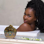 Zakia's Morocco Black Soap (Beldi Soap) with Amber Musk - 100% natural Moroccan Black Soap, Body Scrub, Pure & Natural, Purifying, Cleansing, exfoliating for Hammam Ritual- 8.0 Oz / 226gr