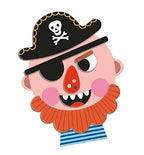 Janod - Magnetibook 83 Pc Magnetic Boy Crazy Face Dress Up Game - Decorating Fridge with Magnetic Letters - Enhances Creativity and Learning - Boosts Self-Confidence - Portable and Easy Storage