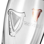 Guinness Gravity Official Beer Pint Glass 4-Pack | Large 20oz Pints Drinking Thick Beer Glasses Beer 20 oz Glasses