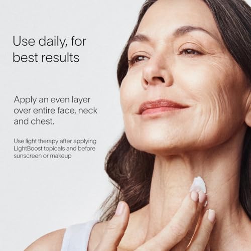 SolaWave Red Light Therapy Boosting Face And Neck Cream From LightBoost for Fine Lines Wrinkles, Skin Renewal Facial Essence Serum, Hydrating For Skincare Routine Plumping Even Tone