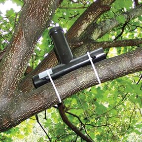 JT Eaton Top Loader® Black Plastic Bait Station with U-Shaped Bait Holder Rods, Screws, Hex Key, Poison, Tamper-Resistant