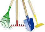 Click N' Play 4-Piece Kids Gardening Set With Shovel, Rake for Yard - Outdoor Toys for Ages 3-8 to Play in Leaves