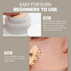 Freckle Stamp Natural Like Freckle Pen Makeup Fake Freckles Cushion Waterproof Long Lasting Quick Dry, Get Sun-kissed Stars Makeup Freckle in One Press, Chestnut, 15g