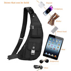 NICGID Sling Bag Chest Shoulder Backpack Crossbody Bags for Men Women