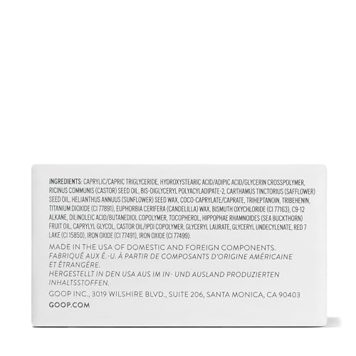 goop Beauty Cream Blush | Sheer Pop of Color for Lips & Cheeks | Vitamin C, Vitamin E, & Safflower Oil | Natural Makeup for Glowing Skin | Paraben & Silicone Free | 0.5 oz | Velveteen - Sheer Mauve