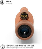 Nocs Provisions Field Tube 10x32 Waterproof Monocular, 10X Magnification Telescope, Bak4 Prism, Wide Field of View for Bird Watching, Backpacking & Wildlife Viewing - Paydirt Brown