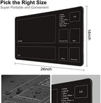 Stitched Playmat for MTG Magic The Gathering - Play Mat with Tube Case for MTG Card Game Playing(Black Zones)