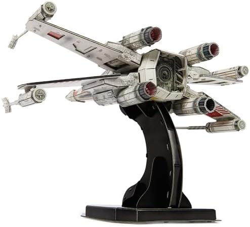 4D Build, Star Wars T-65 X-Wing Starfighter 3D Model Kit, Star Wars Collectible, Adult Puzzle, for Ages 12 & Up