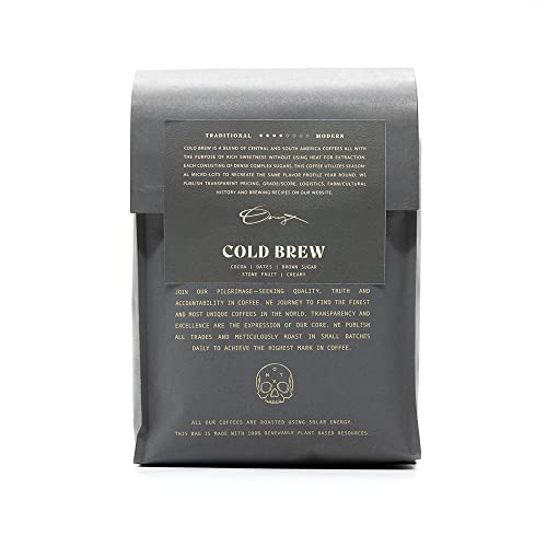 Onyx Coffee Lab Cold Brew Coffee Beans – Medium to Light Whole Bean Espresso Coffee – Low Acid Coffee Whole Bean Blend w/Notes of Cocoa, Dates, Pack of 1,80 Ounce
