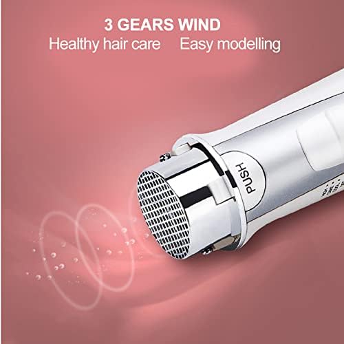 2 in 1 Hair Dryer Brush, Negative Ion Anti-frizz Hot Air Brush Blower, Professional Electric Household Hair Curling Comb, Protable Hair Dryer Comb Machine