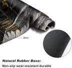 DEGDFSGR for MTG Playmat with Zones 24 x 14 inches for TCG Playmats Non-Slip Rubber Base Commander Play Mat for Lorcana Trading Card Game, Cool Dark Dragon