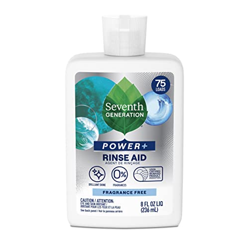 Seventh Generation Rinse Aid, Free & Clear, 8 oz (Pack of 9)
