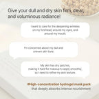 mixsoon Hydrogel Collagen Mask (35gX5ea) Plant-Based Nutrition, Radiance, Hydration All-In-One Firming, Ingredients Absorbing Over Time Korean Bean Essence Korean Collagen Mask
