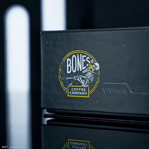 Bones Coffee Company Star Wars Collector's Box Sample Pack Gift Set Flavored Coffee Beans, Medium Roast Ground Coffee Low Acid (12 oz Pack of 3)