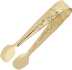 Fino Rose Sugar Tong, Gold-Plated Japanese Stainless Steel