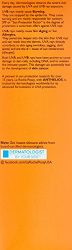 La Roche-Posay Anthelios Melt-In Milk Sunscreen SPF 60, Sunscreen For Body & Face, Broad Spectrum SPF + Antioxidants, Oil Free, Lightweight & Fast Absorbing, Oxybenzone Free
