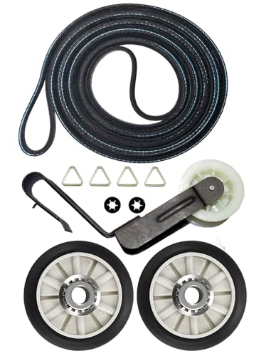#US Replace Parts for Kenmore 110.62342511 Dryer Rollers Belt Pulley Kit (#acto060325-10492)