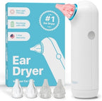 Ear Dryer | USA | Rechargable Ear Water Drying Aid with Red Light Therapy Delivers Gentle Warm Air to The Ear to Combat Annoying Swimmers Ear Infections as an Ear Fluid Remover