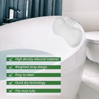 Hot Tub Pillow for Outdoor（2-Pack）, Universal Spa Headrest Pillow for Bathtub, Lounge Chair Pillow, Universal Head and Neck Support Bath Pillow with Adjustable Strap