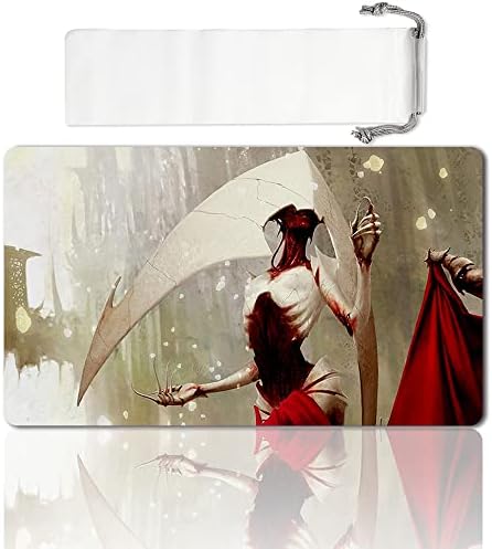 Board Game TCG Playmat Table Mats Games Size 60X35 cm Mousepad Compatible for MTG CCG RPG Trading Card Game (Elesh Norn)