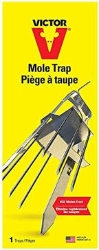 Victor Plunger Style Mole Trap for Quick and Clean Kill (2 Pack)