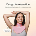 Solawave Neck & Chest LED Light Therapy Mask | FDA Cleared Red and Infrared Light Therapy for Body | Decolletage Mask for Neck Decollete Chest for Anti-Aging & Glowing Skin Device