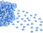 2880 Pieces SS10 Lt. Sapphire Hotfix Rhinestones Flatback Round Crystal Glass Rhinestones Gems for Crafts Nail Face Art Clothes Shoes Bags DIY