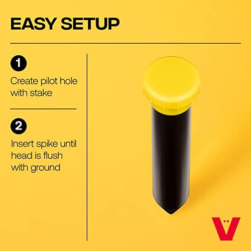 Victor M9012 Mole and Gopher Chemical Free Sonic Spike - Outdoor Mole and Gopher Repellent