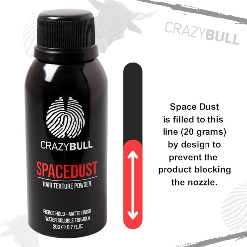 Hair Space Dust Hair Texture Powder - Vegan Friendly Hair Powder for Men - Lightweight Hair Powder for Short-Medium Hair - 0.7 oz
