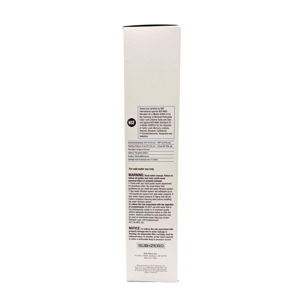 Sub-Zero 4204490 Refrigerator Water Filter