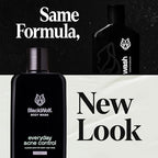 Black Wolf Salicylic Acid Body Wash for Men - 10 Fl Oz, 2-Pack - Men's Acne Body Wash - Charcoal Helps Reduce Acne Breakouts & Cleanse Your Skin - Full Coverage & Deep Clean Treatment - Men's Bodywash