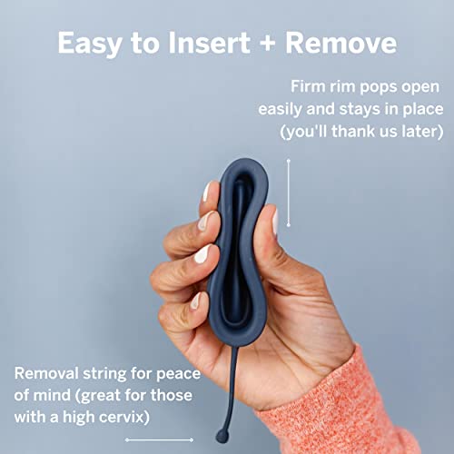 Pixie Soft Menstrual Disc - Ranked 1 for Most Soft Reusable Period Disc - Removable Stem - Wear for 12 Hours - Medical-Grade Silicone - Tampon, Pad, & Cup Alternative - Capacity of 6 Tampons