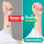 Pampers Baby Wipes, Free & Gentle, Hypoallergenic and Unscented Wipe, 100% Plant Based, Plastic-Free for Babies, 624 Total (8 Flip-Top Packs)