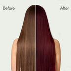 Dark Wine Red Hair Coloring Shampoo with Argan Oil for Gray Hair - Burgundy Dye for Men & Women, 3-in-1 Formula, Easy to Use, 16.9 Fl Oz