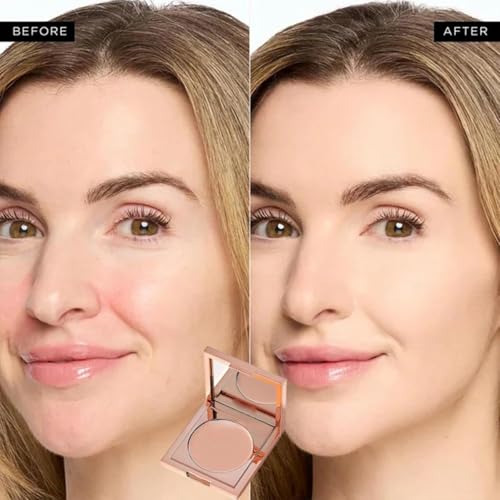Colored Clay CC Undereye Corrector, Color Corrector for Dark Circles with Brush, Conceal & Brighten Dark Circles, Under Eye Hydrating Concealer (Natural, 1)