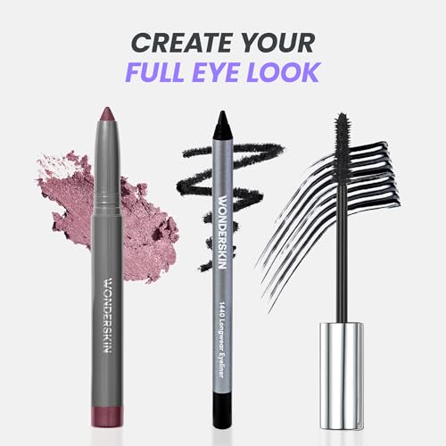 Wonderskin IYKYK Eyeshadow Stick - Longwear Eye Shadow Sticks, Budge-Proof & Waterproof Shimmer Eyeshadow Stick with Built-in Sharpener (Vixen)