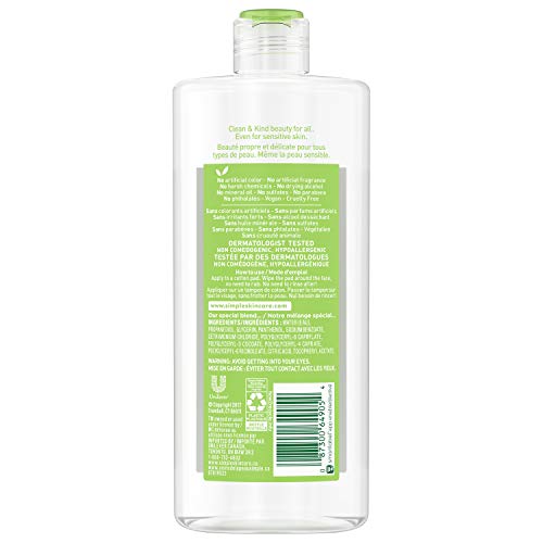 Simple Micellar Cleansing Water 13.5 Fl Oz (Pack of 2)