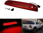 OQHAIR 3rd Third Brake Light 1x Red Lens LED Third 3RD Brake Light Stop Parking Lamp For Mercury Mountaineer 2002-2010