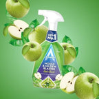 Astonish Apple Burst Household Cleaner - Shower Curtain, Shower Door, Bathroom Tiles - Hard Water Stains, Rust & Calcium Bathroom Cleaner - No Scrub, Cruelty Free Cleaning Supplies, 750ml Spray Bottle