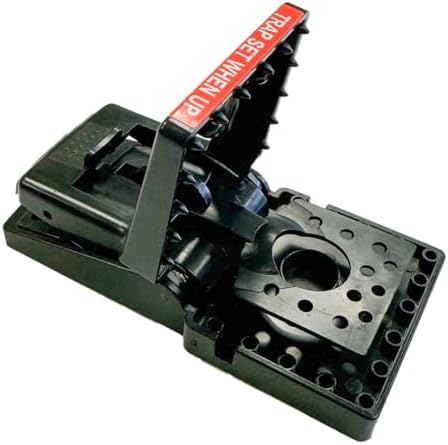 JT Eaton 409 Jawz Indoor Plastic Mouse Trap for Solid or Liquid Bait, Instant Kill Mouse Traps, No-Touch Disposal with Trap Set Indicator 12-Pack