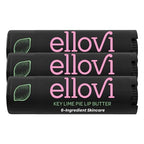 Natural Lip Butter Lip Balm - Key Lime - Pure Enough to Eat - Made With Just 6 Vegan Ingredients - Moisturizing Lip Care for All Day Hydration (3-Pack)