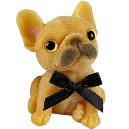 Handmade Taba Squishy Dog Toy, Taba Squishy French Bull Dog Toy, Cute Squishy Frenchie,Realistic Puppy Toy, Silicone Mochi Fidget Pup, Stress Relief Gift for Adults & Kids (French Bulldog)