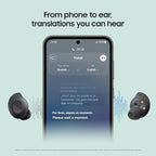 Samsung Galaxy Buds FE True Wireless Bluetooth Earbuds, Comfort and Secure in Ear Fit, Auto Switch Audio, Touch Control, Built-in Voice Assistant, Graphite [US Version, 1Yr Manufacturer Warranty]
